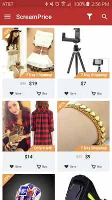 ScreamPrice android App screenshot 2